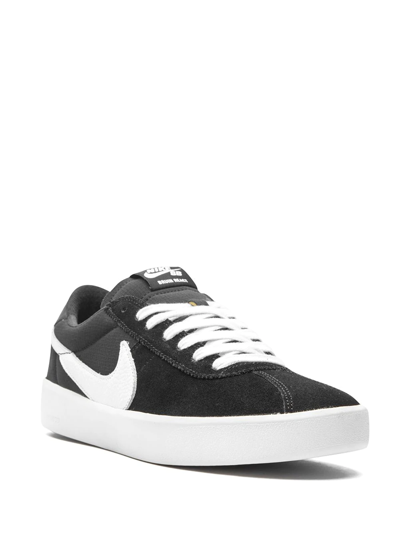 Nike Court Shot Low Top Sneaker In Black