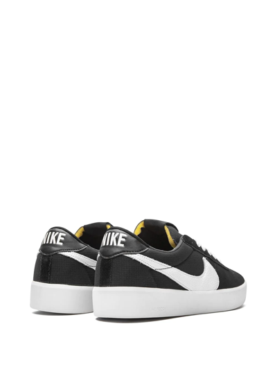 Nike Court Shot Low Top Sneaker In Black
