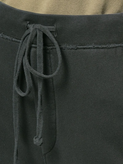 Nili Lotan Nolan Cropped Cotton-jersey Track Pants In Black