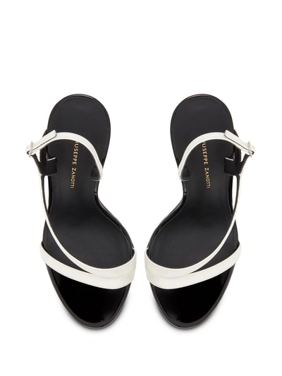 Shop Giuseppe Zanotti Polina Sandals In White