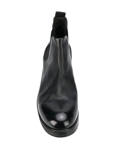Shop Marsèll Pebbled Chelsea Boots In Black