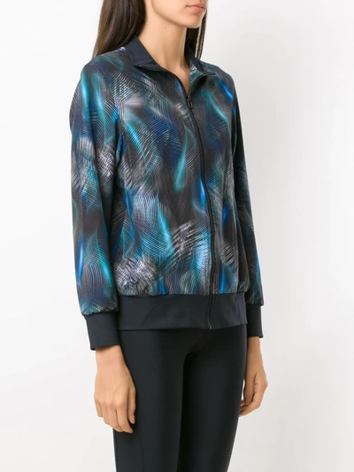 Shop Lygia & Nanny Steffi Printed Bomber Jacket In Multicolour