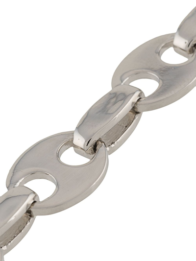 Shop Rabanne Chain Link Bracelet In Silver