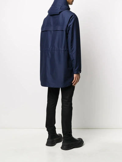 ZIP-THROUGH HOODED COAT