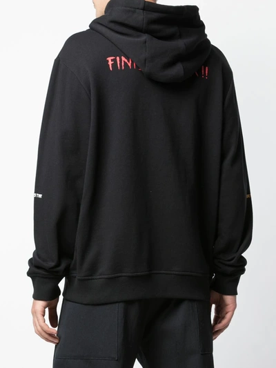 Shop Mostly Heard Rarely Seen 8-bit Fight! Pixelated Hoodie In Black