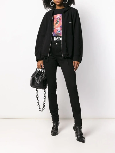 Philipp Plein High-waisted Skinny Jeans In Black