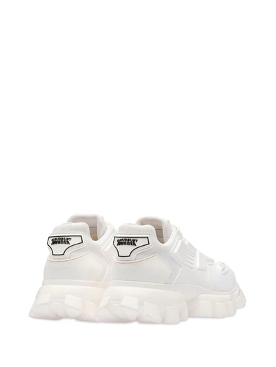 Shop Prada Cloudbust Thunder Sneakers In White