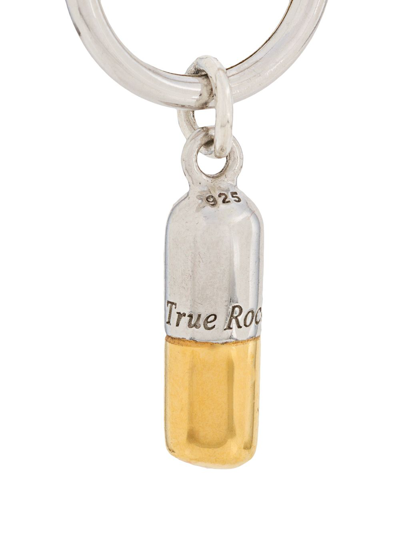 True Rocks Pill Hoop Earring In Silver