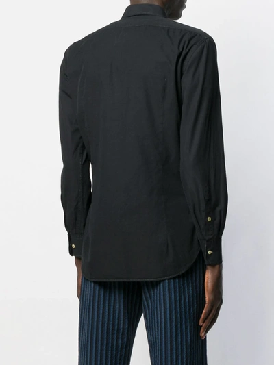 Pre-owned Dolce & Gabbana 1990's Chest Pocket Shirt In Black