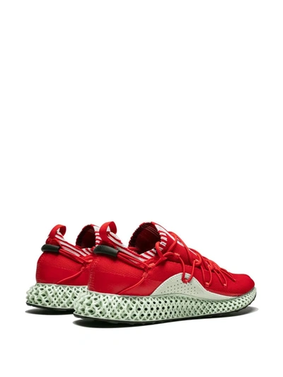 Shop Adidas Originals Y-3 Runner 4d I "red" Sneakers