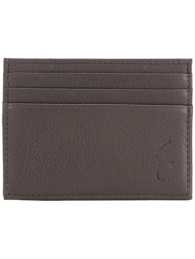 Shop Polo Ralph Lauren Logo Cardholder In Brown