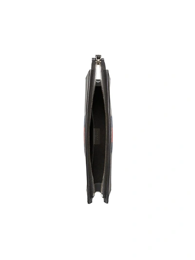 Gucci Gg Supreme Web Cosmetic Case In Black