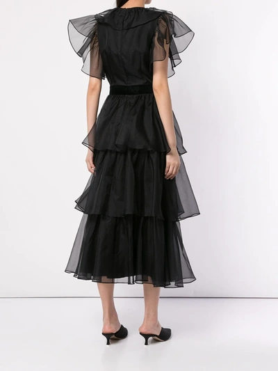 Shop Macgraw Chandelier Dress In Black