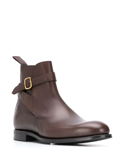 Shop Church's Bletsoe Nevada Leather Boots In Brown