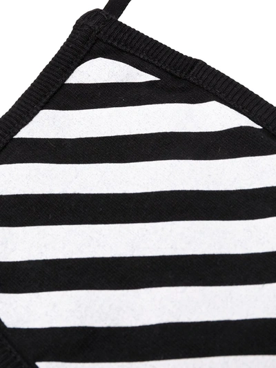 Off-white Diag Printed Face Mask In Black