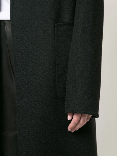 Shop Adam Lippes Cashmere Midi Coat In Black