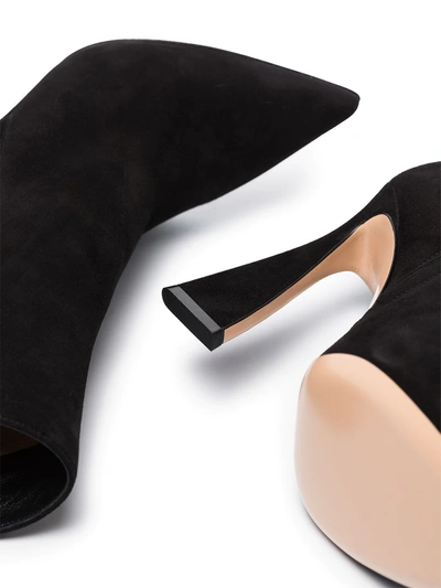 Shop Gianvito Rossi Aura 105mm Ankle Boots In Black