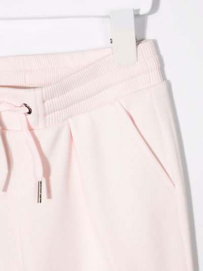 Shop Givenchy Logo-embroidered Tapered Track Pants In Pink