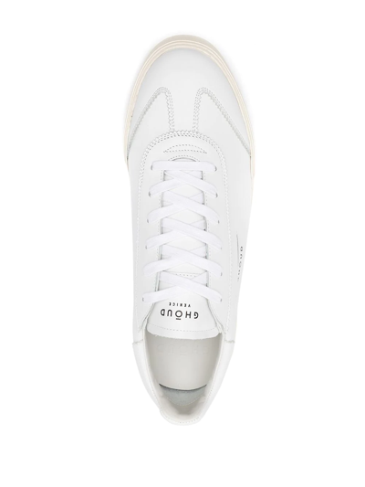 Shop Ghoud Low-top Lace-up Sneakers In White