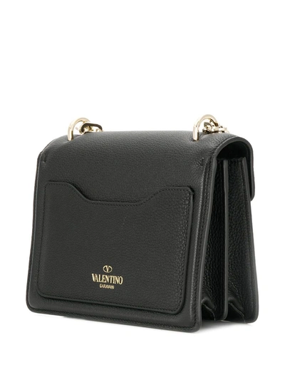 Shop Valentino Uptown Shoulder Bag In Black