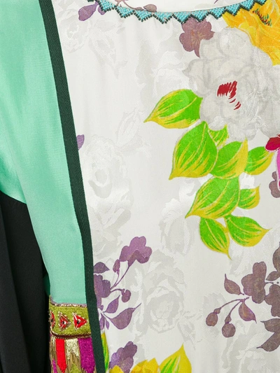 Shop Etro Floral Print Tunic In Multicolour