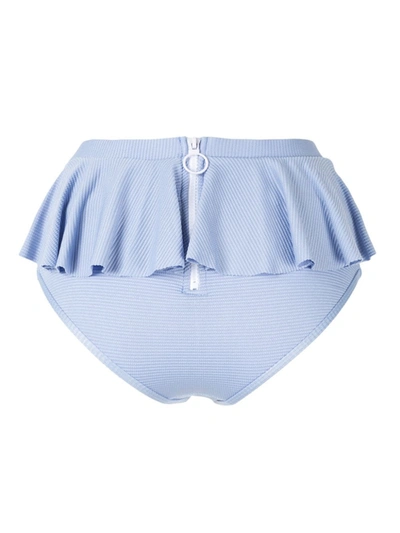 Shop Duskii Cancun Bikini Bottoms In Blue