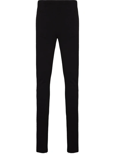 Wardrobe.nyc Wardrobe. Nyc Womens Black Tapered High-rise Stretch-woven Leggings L In Black
