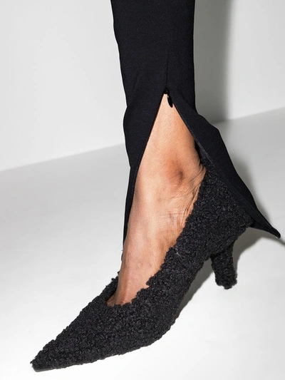 Wardrobe.nyc Wardrobe. Nyc Womens Black Tapered High-rise Stretch-woven Leggings L In Black