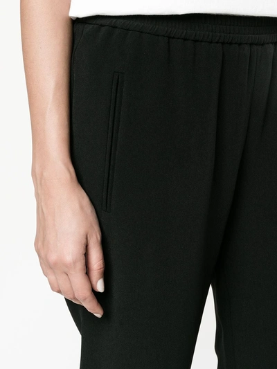 Shop Stella Mccartney Tamara Cropped Trousers In Black