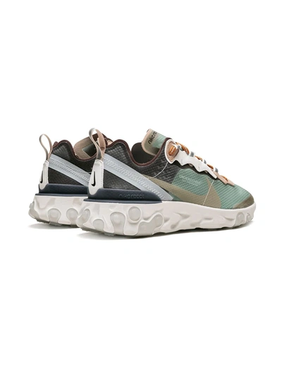 Nike X Undercover React Element 87 Sneakers In Green