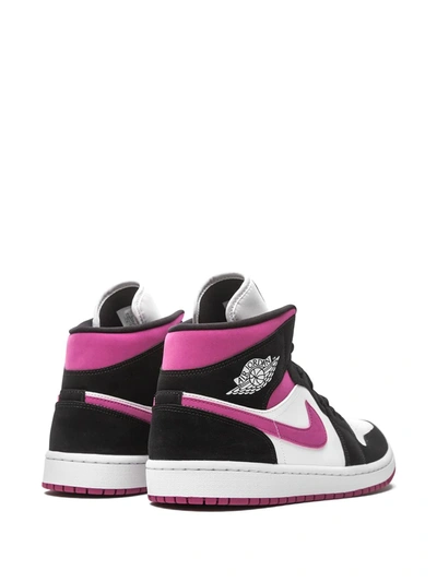 Jordan Air  1 Mid Sneakers In Black
