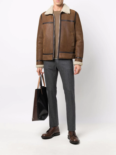 Jacob Cohen Straight-leg Tailored Trousers In Grau