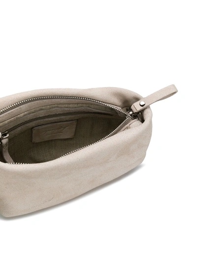 Shop Marsèll Asymmetric Shoulder Bag In Grey