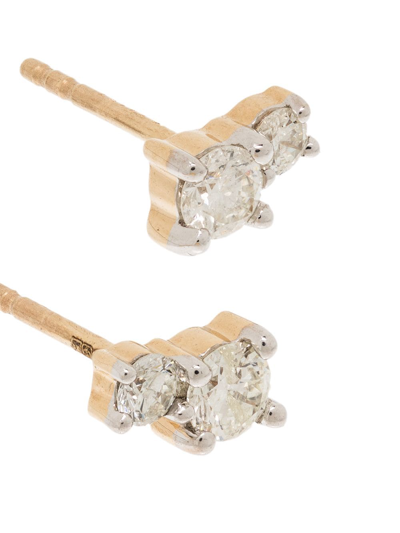 Shop Adina Reyter 14kt Yellow Gold Diamond Stud Earrings