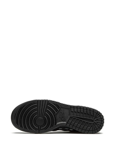 Nike X Comme Des Garçons Dunk Low "monogram Print" Sneakers In Black