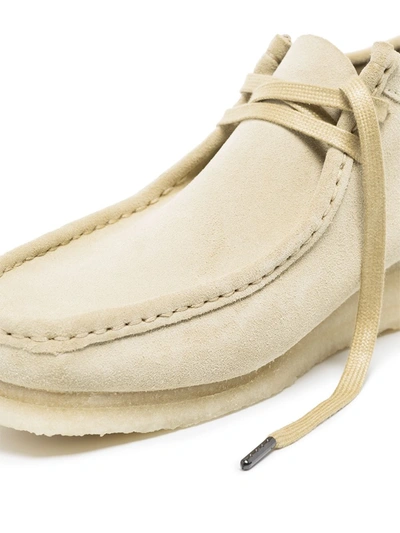 Clarks Originals Maple Wallabee Lace-up Boots In Neutrals