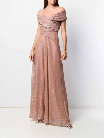 Shop Talbot Runhof Tolinda Gown In Pink