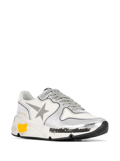 Shop Golden Goose Running Low-top Sneakers In White