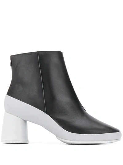 Shop Camper Upright Two-tone Boots In Black