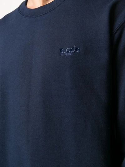 Shop Blood Brother Walker Long-sleeve Sweatshirt In Blue