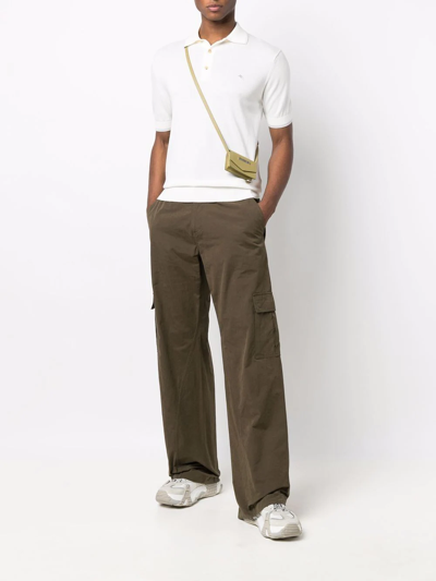 Etro - Logo-Embroidered Cotton-Piqué Polo Shirt - White Etro