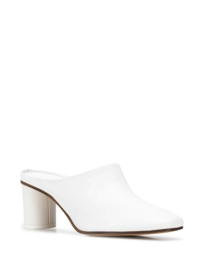 Shop Gray Matters Slip-on Heeled Mule In White