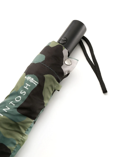 Shop Mackintosh Ayr Camouflage Automatic Telescopic Umbrella In Green