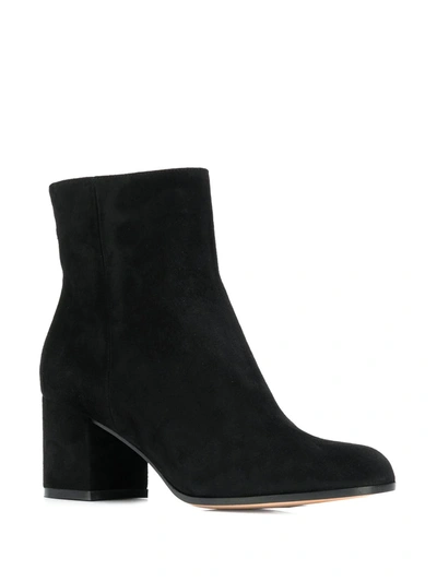 GIANVITO ROSSI HEELED MARGAUX BOOTS - 黑色