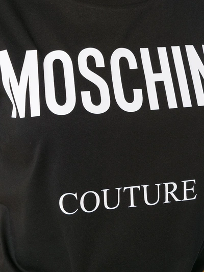 Shop Moschino Couture! Logo T-shirt In Black