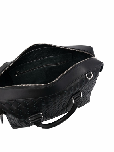 Shop Bottega Veneta Braided Tote Bag In Schwarz