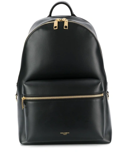 Shop Dolce & Gabbana Vulcano Backpack In Black