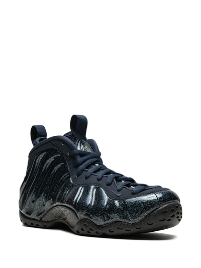 Nike Wmns Air Foamposite One "obsidian Glitter" Sneakers In Black