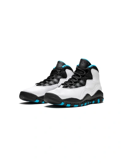 Shop Jordan Air  10 Retro "powder Blue" Sneakers In White