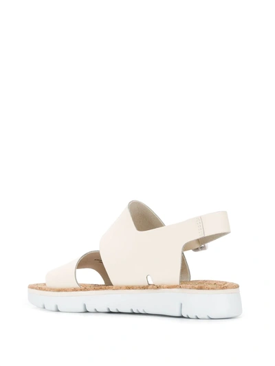 Shop Camper Oruga Open-toe Sandals In Neutrals